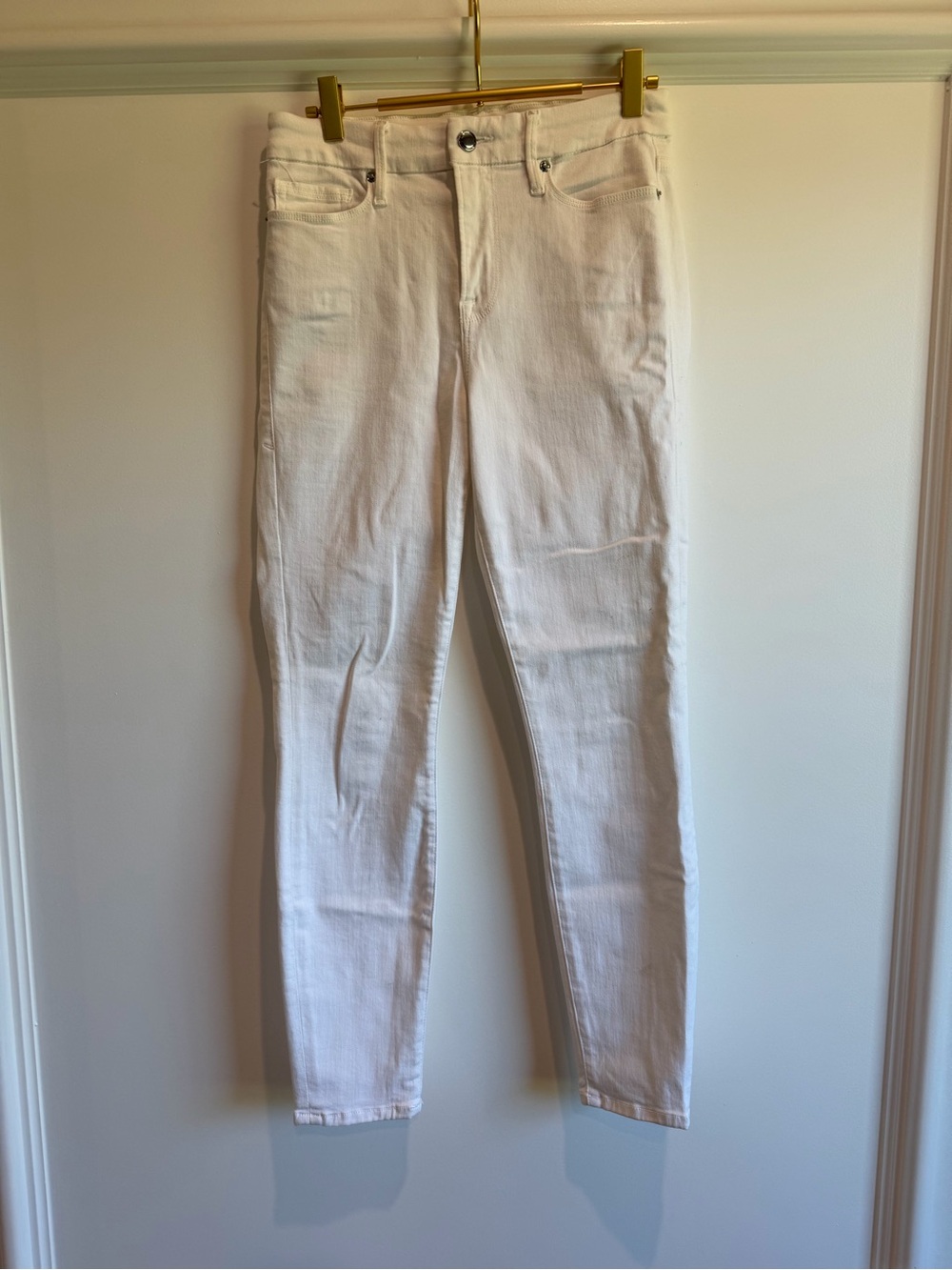 Good American White Skinny Jeans